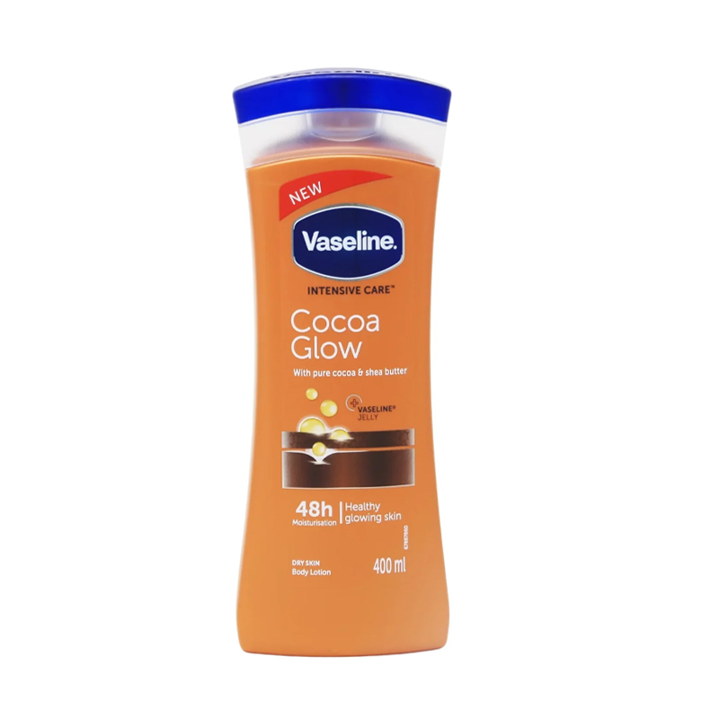 لوسیون بدن وازلین Vaseline رایحه کاکائو حجم 400 میلی لیتر
